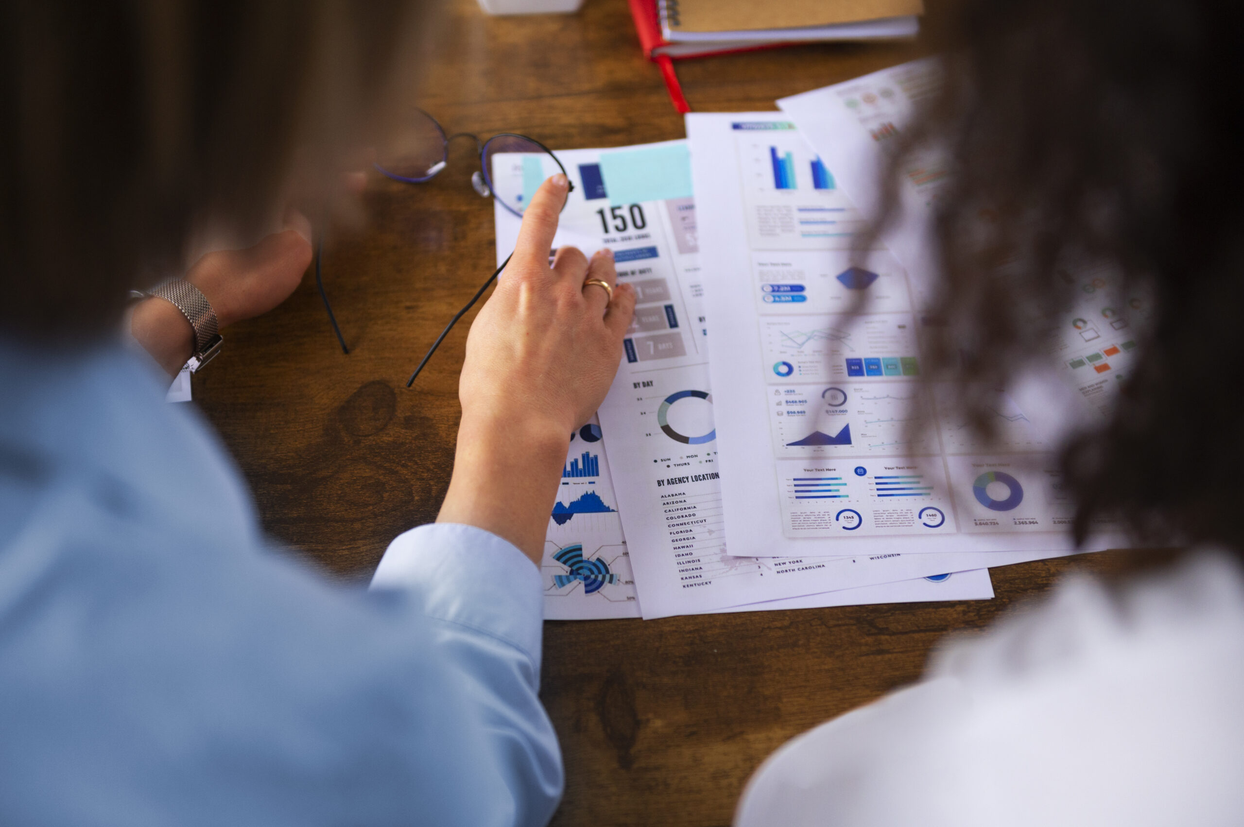 SEO research and planning session analyzing keyword data, search trends, and performance metrics.