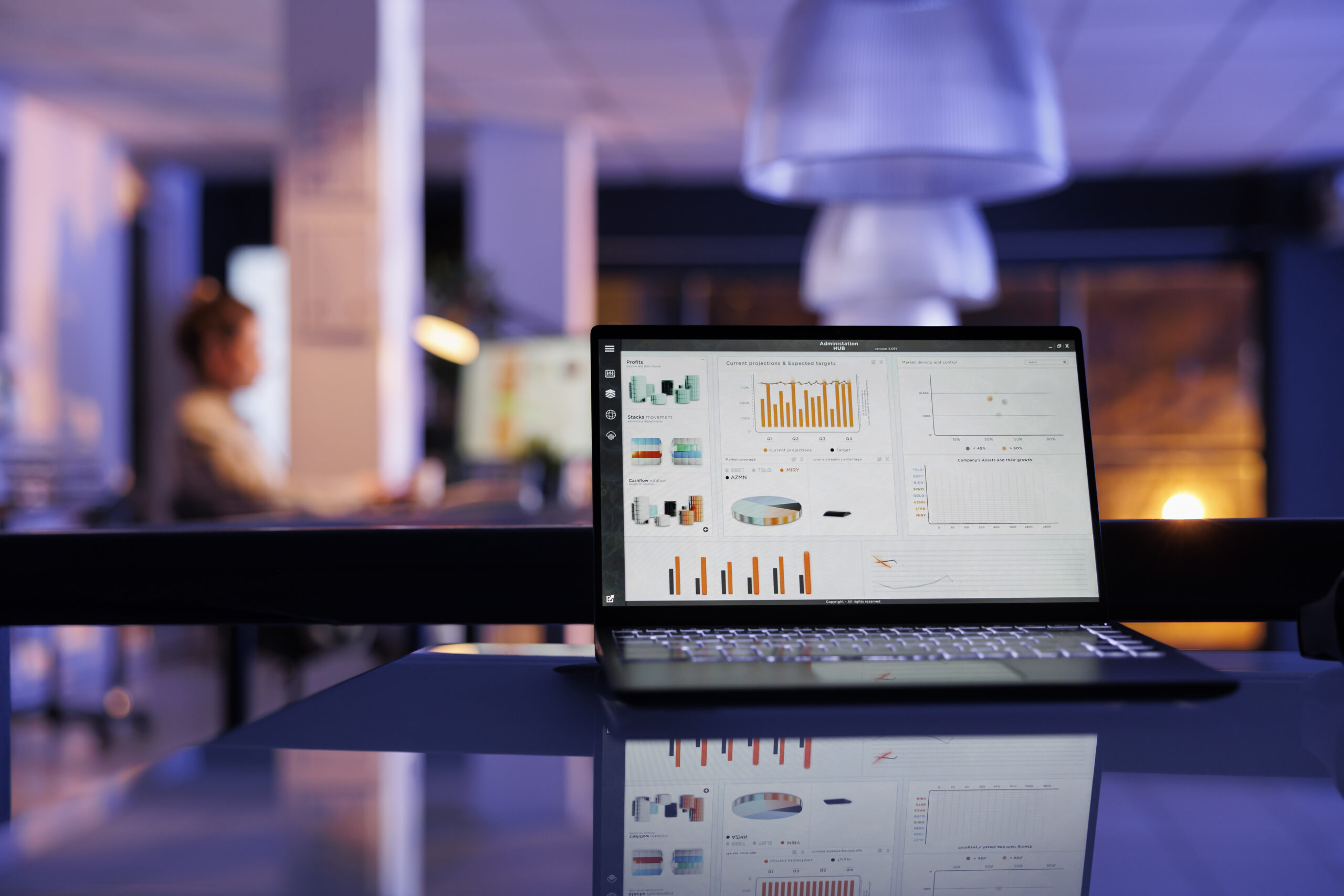 Professional SEO Services and Performance Analytics SEO services dashboard showing website analytics, keyword performance, and traffic growth data