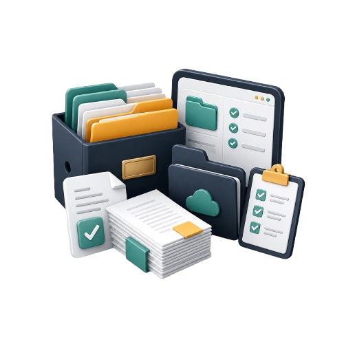 Virtual legal assistant support for case file organization and document management